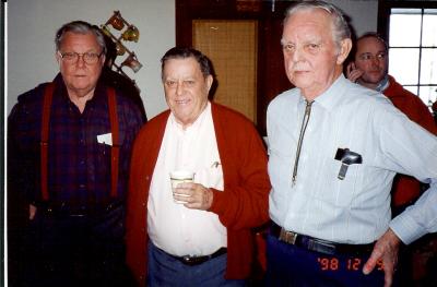 From left, W.W. (Bill) Whitlock and brothers Robert and Ed. Looking on is David Whitlock, son of Robert.